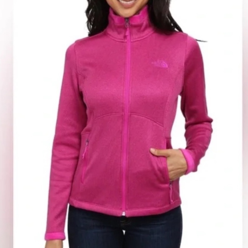 The North Face Fuchsia Pink Full-Zip Jacket | Size Medium